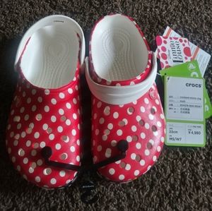 Disney Minne Mouse Crocs